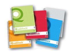 BLOCCO PIGNA QUABLOCK 21X29 SPIRALE 1 RIGO FF120