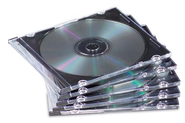 CUSTODIA CD FELLOWES SLIM TRASPARENTE CF.10