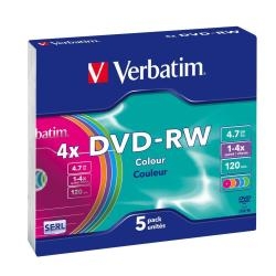 DVD-RW VERBATIM SLIM 4X CF.5