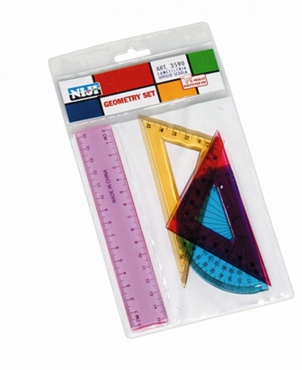 SET NIJI GEOMETRY TRASPARENTE BLISTER