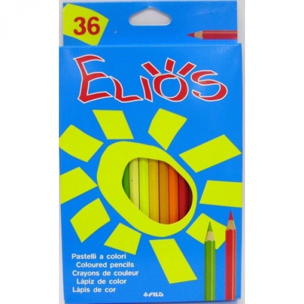 PASTELLO LEGNO GIOTTO ELIOS 36 COLORI + TEMPERAMATITE