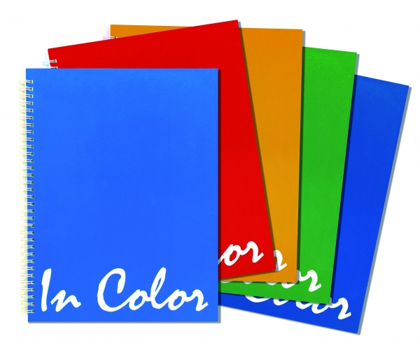 BLOCCO SPIRALE LATERALE IN LINEA FF80 MM5 COLORI ASS. CM22,5X29,7