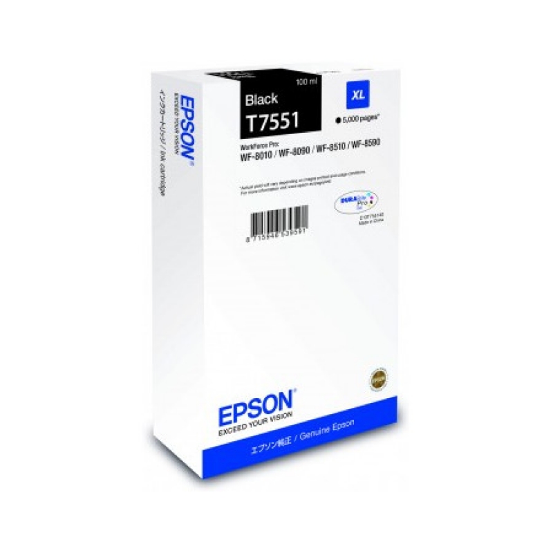 CARTUCCE EPSON WF-8590 NERO C13T755140