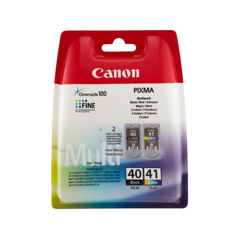 CARTUCCE CANON PG-40+CL-41 MULTIPACK BLISTER