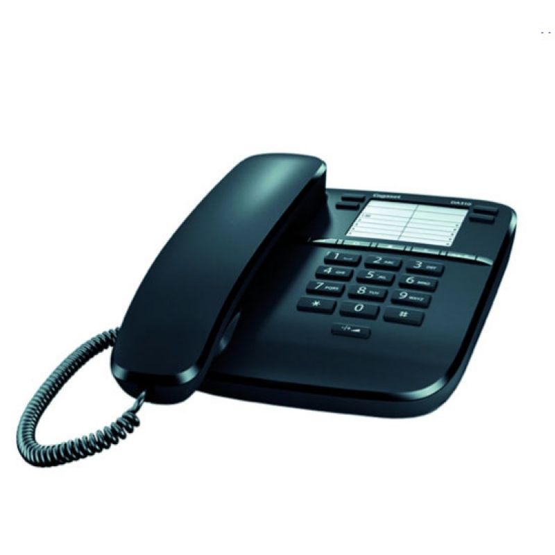 TELEFONO FISSO SIEMENS DA 310 BLACK S30054S6528R101