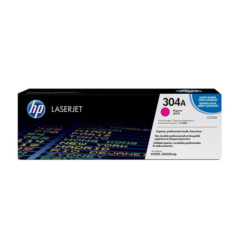 TONER HP 304A MAGENTA CC533A PG.2800