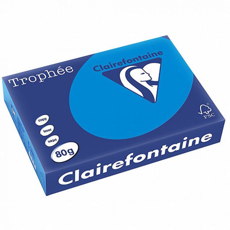 RISMA CLAIREFONTAINE TROPHE A4 G80 FF500TURCHESE