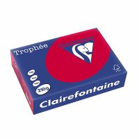 RISMA CLAIREFONTAINE TROPHE A4 G210 FF250 ROSSO RIBES