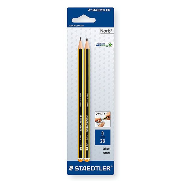 STAEDTLER MATITA NORIS MINA 0-2B PZ. 2
