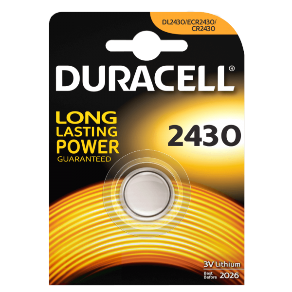 PILE A LITIO DURACELL CR2430