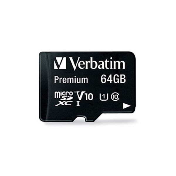 SCHEDA VERBATIM MICRO SD HC 64GB +ADATT.44084