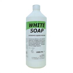 SAPONE LIQUIDO MANI WHITE SOAP LT.1
