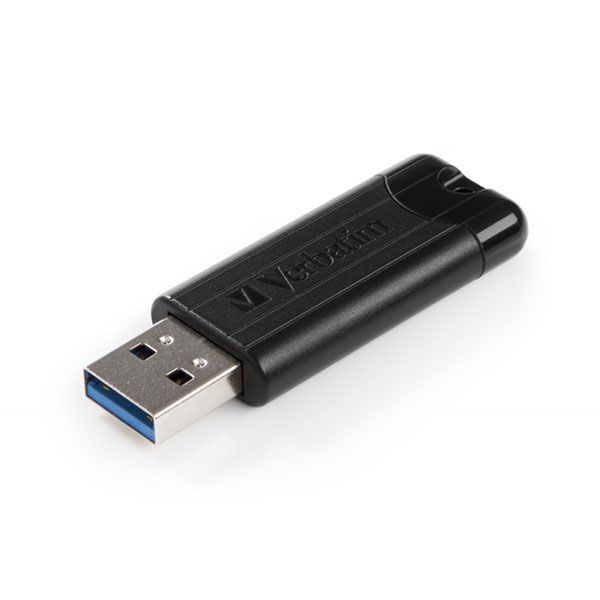 PEN DRIVE VERBATIM PIN STRIPE 64GB USB 3.0 49318