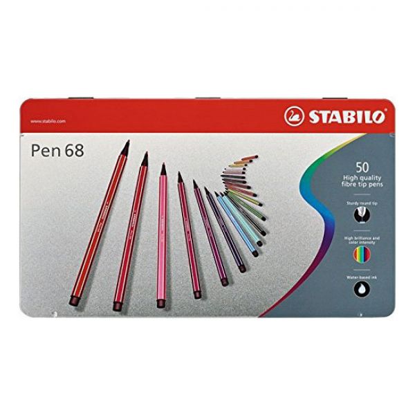 PENNARELLO STABILO PEN 68 CF.50 SCATOLA METALLO