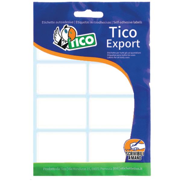 Tico E-5836 Etichette adesive in carta in bustina formato fogli A5