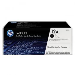 HP STAMPA X LJ1010/12/15 DUO PACK Q2612AD PG.2000/2000