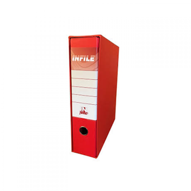 REGISTRATORE INFILE H 35X28X8 ROSSO