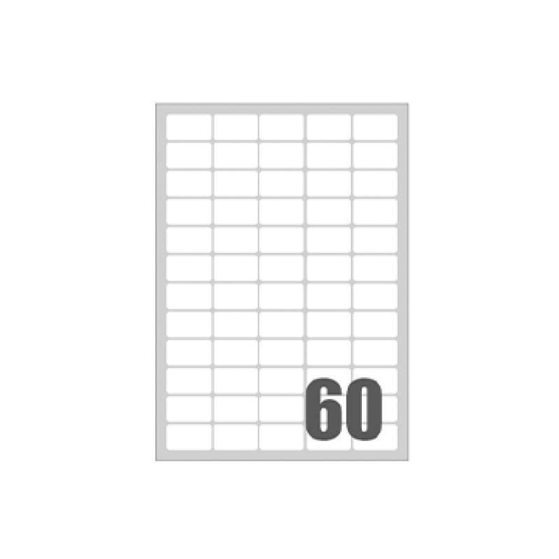 Tico LP4W-3723 Etichette adesive in carta bianca, formato fogli A4