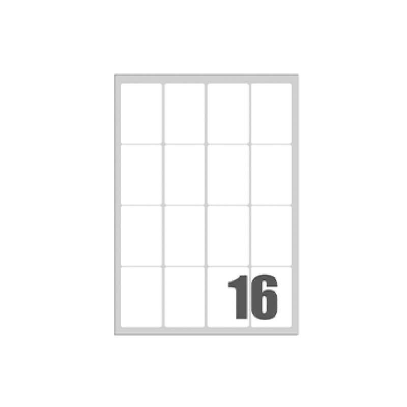 Tico LP4W-4770 Etichette adesive in carta bianca, formato fogli A4