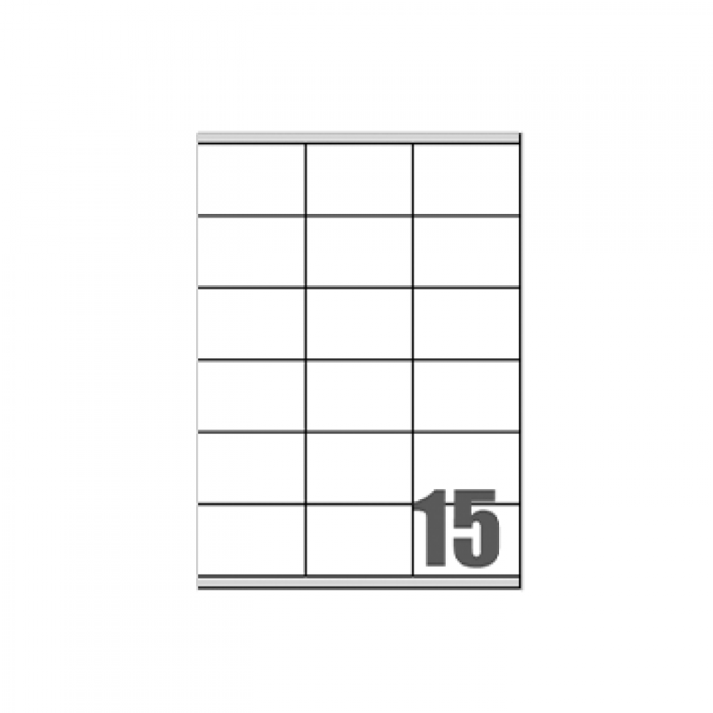 Tico LP4W-7050 Etichette adesive in carta bianca, formato fogli A4