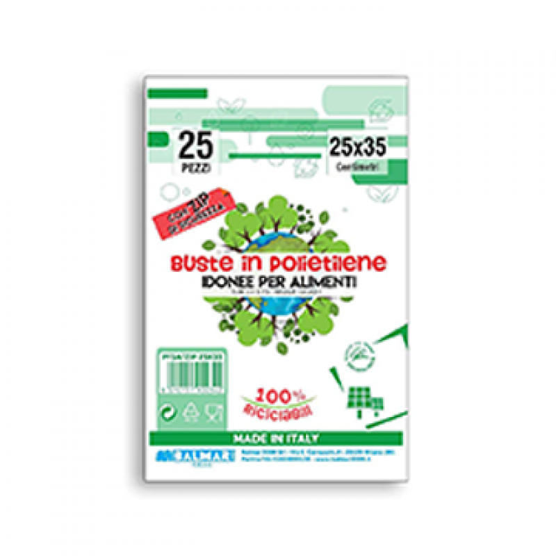 BUSTE ZIP BCO ST.BUON APPETITO CM.25X35 50MY CF.500