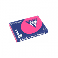 RISMA CLAIREFONTAINE TROPHE A3 G80 FF100  ROSA FLUO