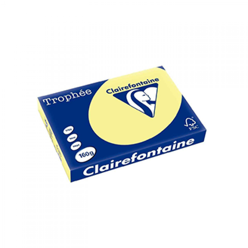 RISMA CLAIREFONTAINE TROPHE A3 G160 GG250 GIALLO
