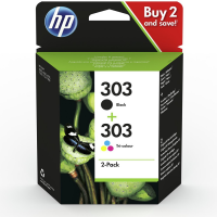 CARTUCCE HP 303 COMBO 2 PACK 3YM92AE PG.200/165
