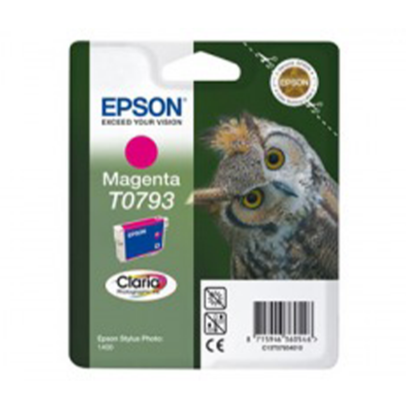 CARTUCCE EPSON STYLUPHOTO 1400N MAGENTA BLISTER C13T07934020