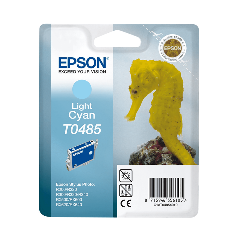 CARTUCCE EPSON STYLUSPHOTO RX500 CIANO CH. BLISTER C13T04854020