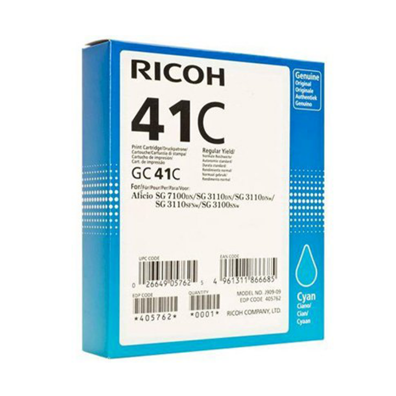 CARTUCCE RICOH SG3110 CIANO RHGC41C