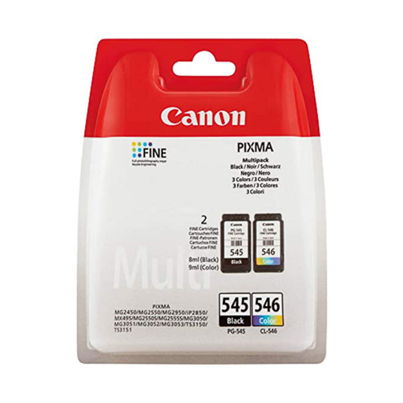 CARTUCCE CANON PG-545/CL-546 MULTIPACK BLISTER