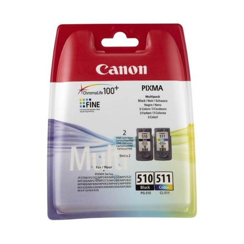 CARTUCCE CANON PG-510+CL-511 MULTIPACK