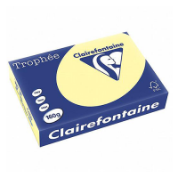 RISMA CLAIREFONTAINE TROPHE A4 G160 FF250 GIALLO CANARINO