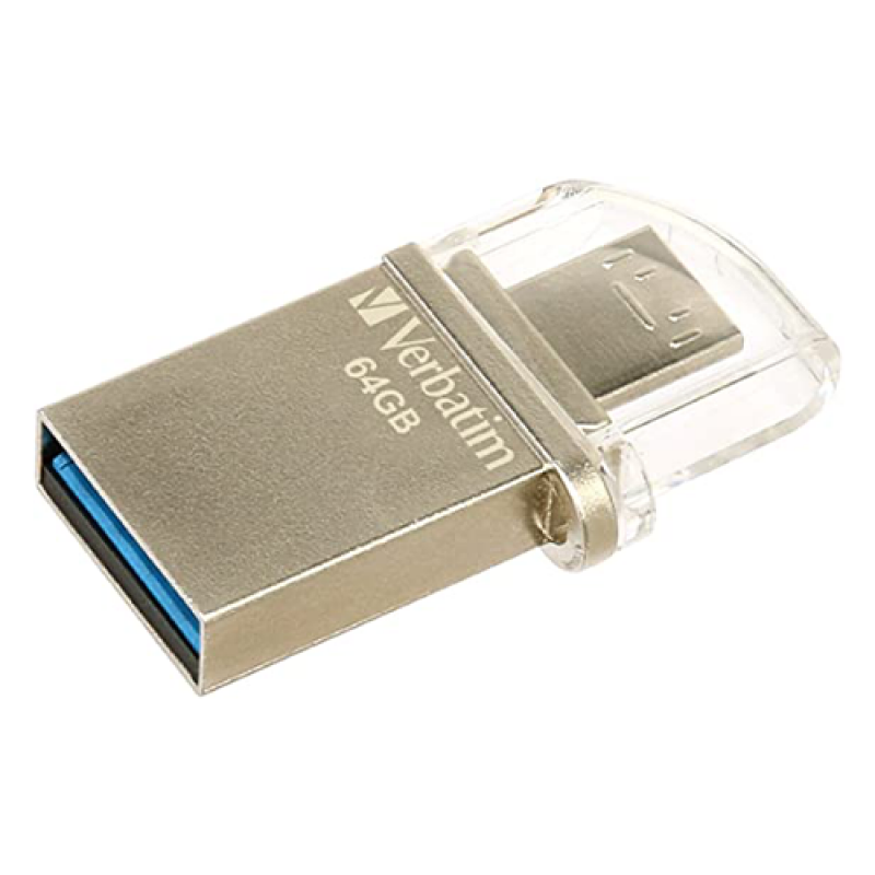 PEN DRIVE VERBATIM MICRO DRIVE OTG  64GBUSB 3.0 MICRO USB 49827