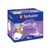 DVD+R VERBATIM 4,7GB 16XPRINTABLE CF.10