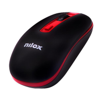 MOUSE NILOX WIRELESS BLACK-RED NXMOWI2002