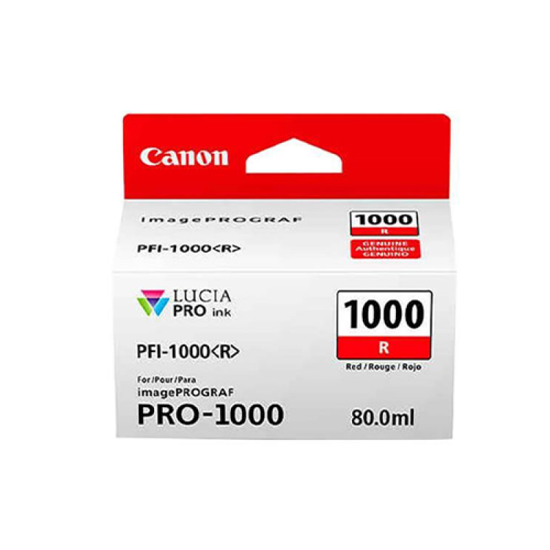 CARTUCCE CANON PFI1000 ROSSO 0554C001