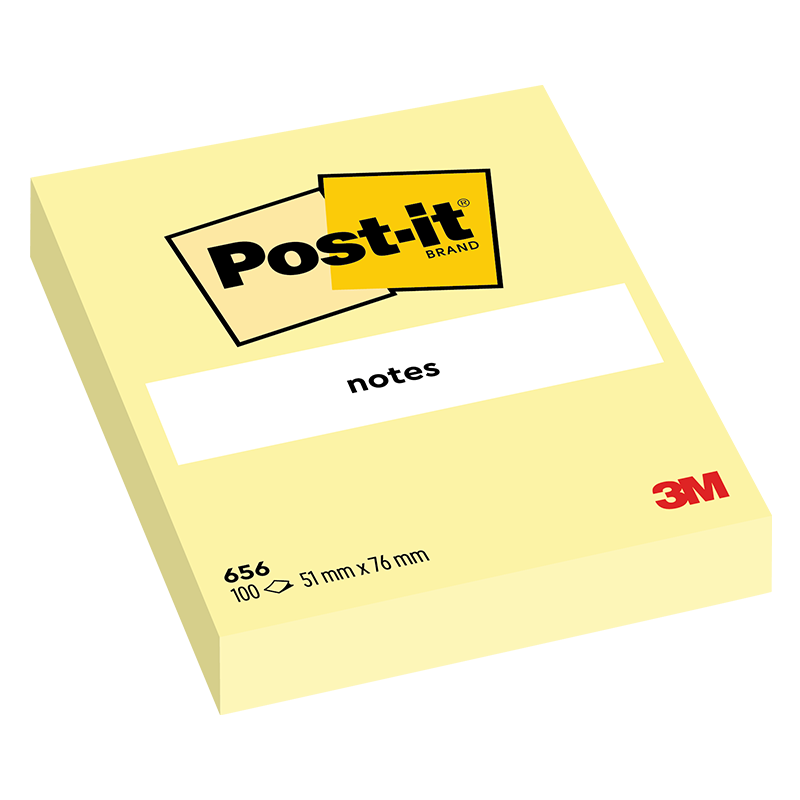 BLOCCO 3M POST-IT 76X51 CANARY 656