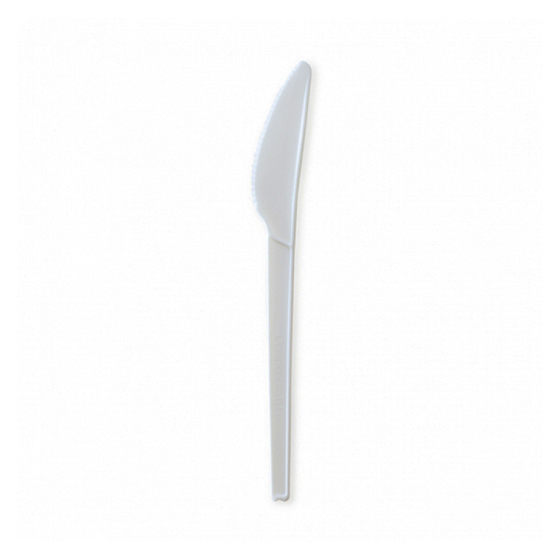 COLTELLO CPLA BIANCO/TRASP 16,5CM CF50