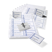 BADGE DURABLE KIT CON SOFTWARE/BADGE CON SPILLA 54X90 CARTONCINO