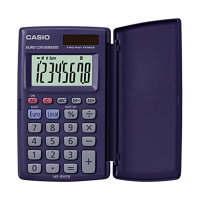 CALCOLATRICE TASCABILE CASIO HS-8VER 8 CIFRE
