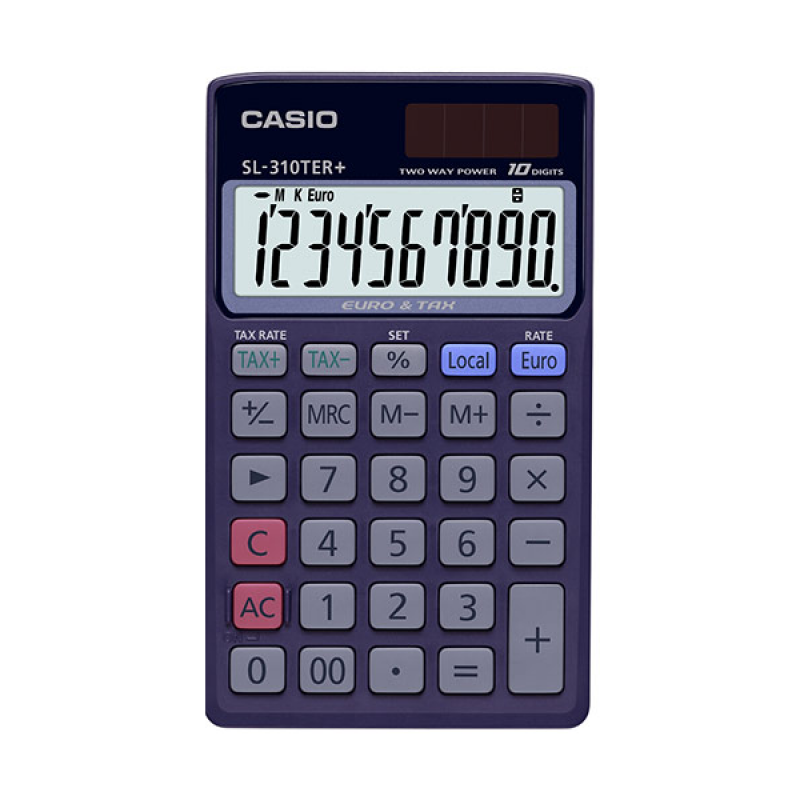 CALCOLATRICE TASCABILE CASIO SL-310TER 10 CIFRE