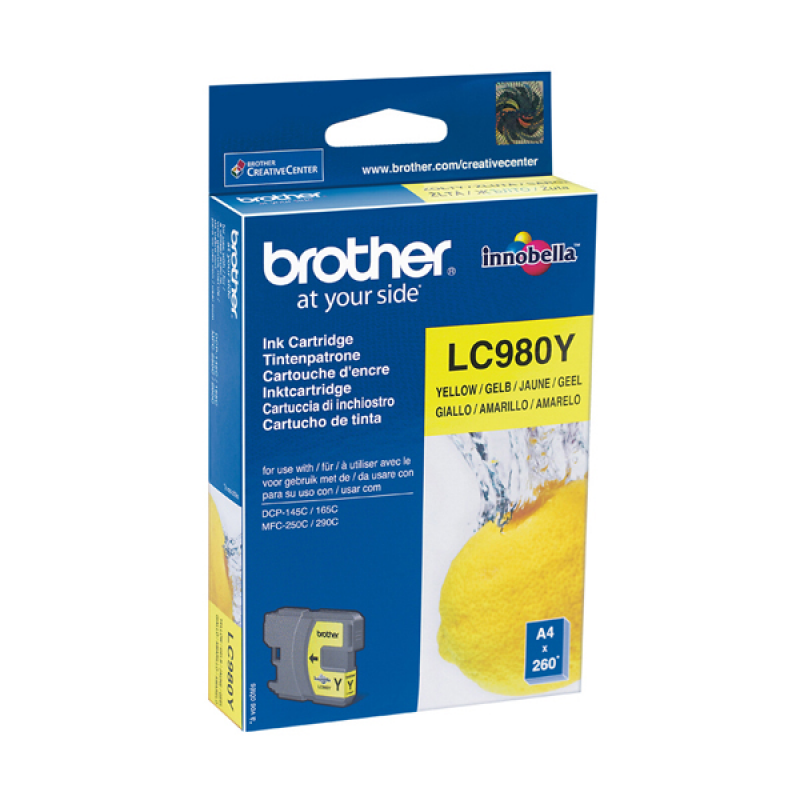 CARTUCCE BROTHER LC980 GIALLO