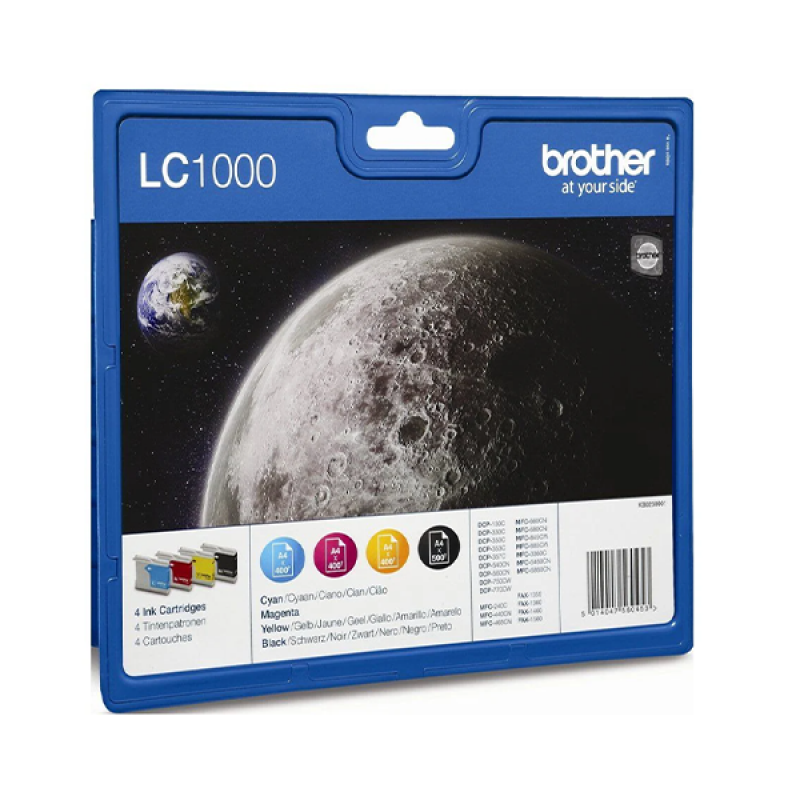 CARTUCCE BROTHER LC1000 N+C+M+Y