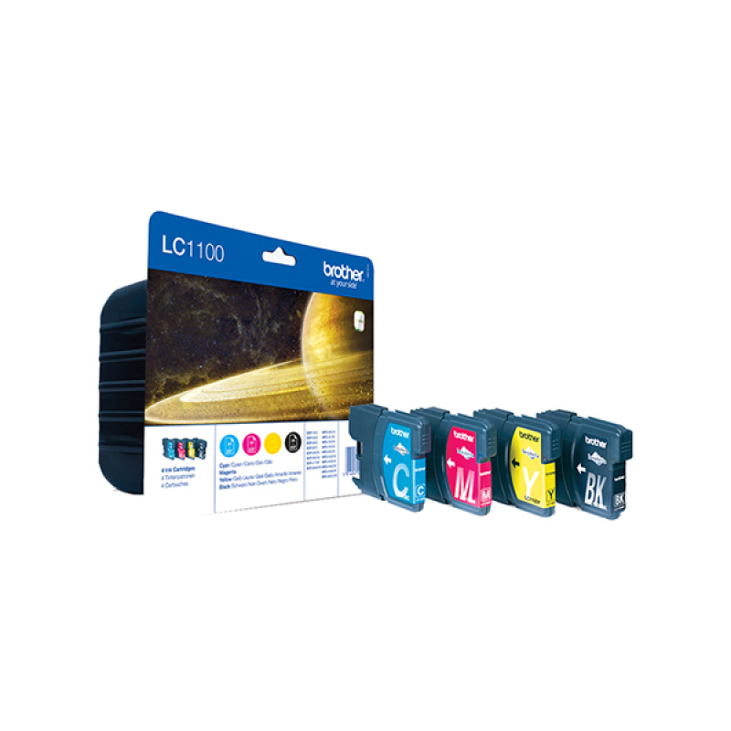 CARTUCCE BROTHER LC1100 CF.4 COLORI BLISTER