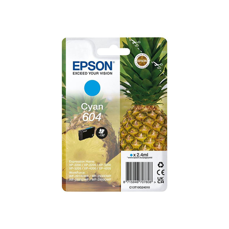 CARTUCCE EPSON 604 CIANO C13T10G24010