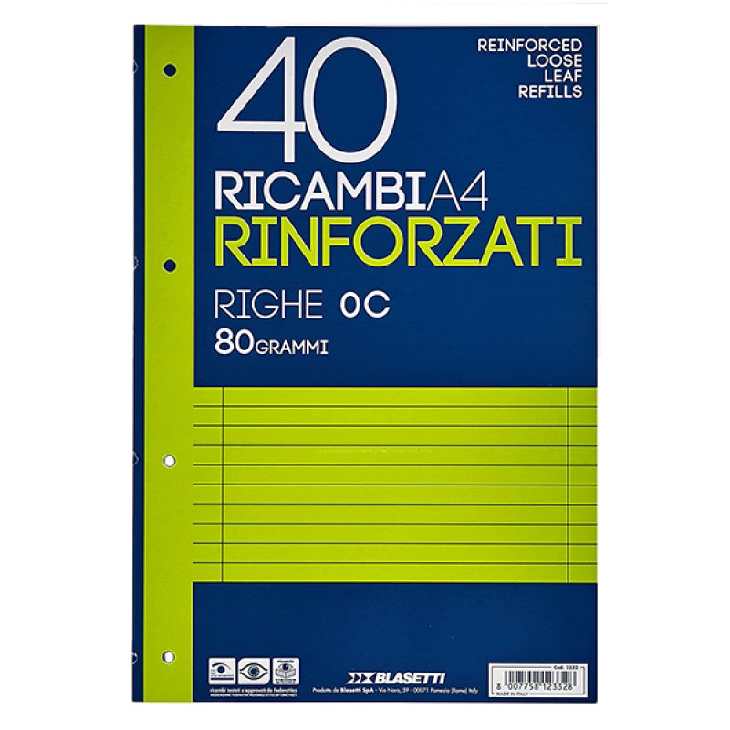 RICAMBIO RINFORZ.A4 G80 FF40 1R