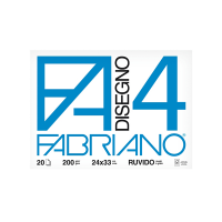 FABRIANO BLOCCO DISEGNO F4 RUVIDO 20 FOGLI 24X33 CM. 220 GR.