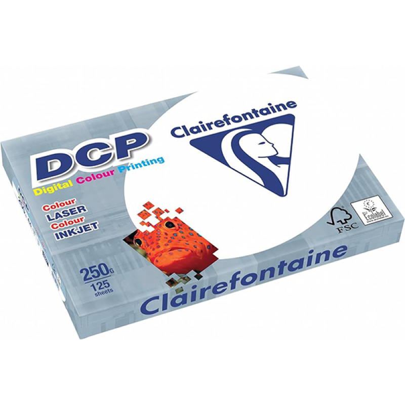 RISMA LASER CLAIREFONTAINE DCP A4 G250 FF125 AVORIO